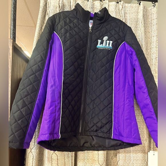 NFL Ladies XL purple/black LI11 jacket new - Picture 1 of 6